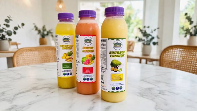 Organic Sea Moss Juice (Soursop, Passion Fruit, Key Lime).