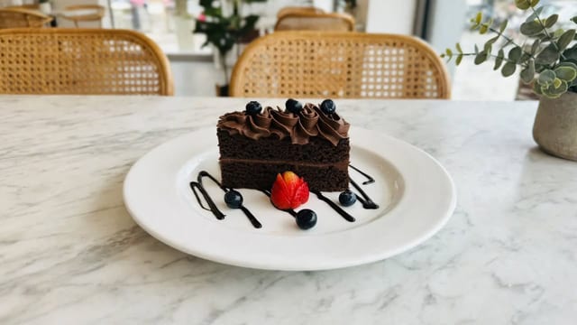 Cake Slice (German Chocolate).