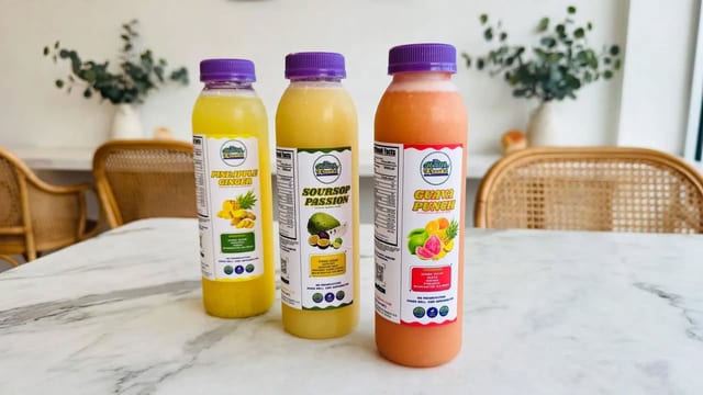 Organic Sea Moss Juice (Guava, Orange, Pineapple).
