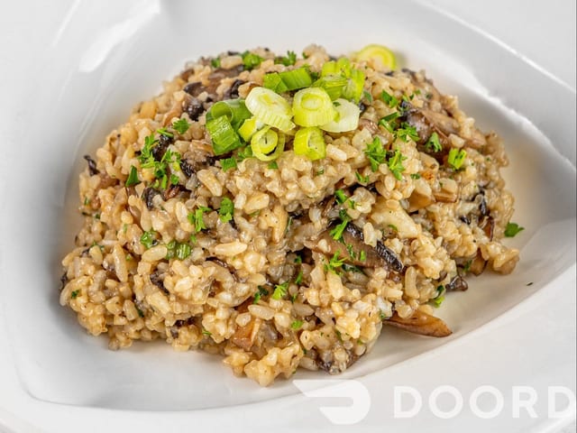 Truffle Mushroom Risotto.