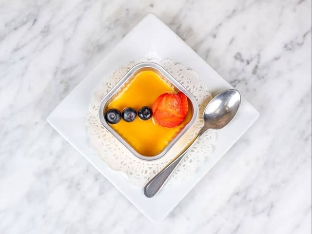 Passion Fruit Cheesecake.