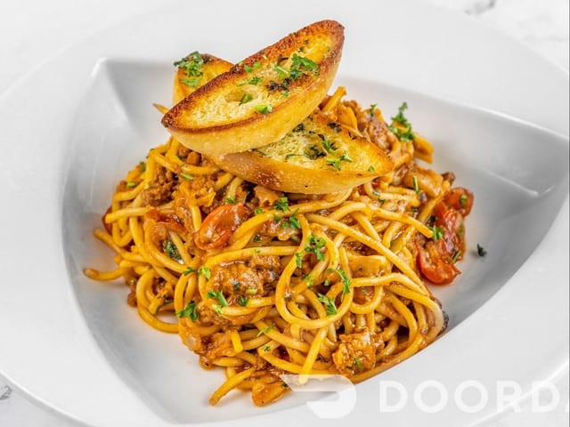 Spaghetti Bolognese.